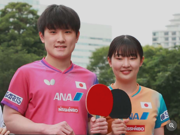 inews, 向中国选手, 站早田希娜