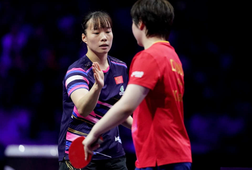 以总比分, 场国乒内战, 名将邱党交